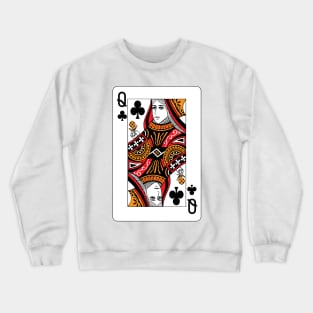 Queen of Clubs Crewneck Sweatshirt